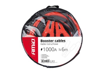 Amio - ΡΕΥΜΑΤΟΔΟΤΕΣ 1000A 6m (ΚΑΛΩΔΙΑ ΦΟΡΤΙΣΗΣ ΜΠΑΤΑΡΙΑΣ) – 1 σετ. (01435/AM)