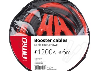 Amio - ΡΕΥΜΑΤΟΔΟΤΕΣ 1200A 6m (ΚΑΛΩΔΙΑ ΦΟΡΤΙΣΗΣ ΜΠΑΤΑΡΙΑΣ) – 1 σετ. (01436/AM)
