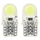 Amio - T10 W5W 12V W2,1x9,5d ΛΕΥΚΟ 5.600K 1xCOB LED ΣΙΛΙΚΟΝΗΣ(ΚΑΡΦΩΤΟ) 2ΤΕΜ. (01441/AM)