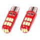 Amio - T10 W5W 12V W2,1x9,5d ΛΕΥΚΟ 5.600K 15SMDx4014 LED ΣΙΛΙΚΟΝΗΣ (ΚΑΡΦΩΤΟ - CAN-BUS) 2ΤΕΜ. (01443/AM)