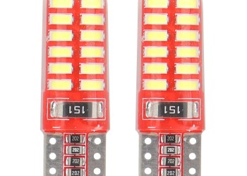 Amio - T10 W5W 12V W2,1x9,5d ΛΕΥΚΟ 5.600K 24SMDx3014 ΣΙΛΙΚΟΝΗΣ (ΚΑΡΦΩΤΟ - CAN-BUS) 2ΤΕΜ. (01444/AM)