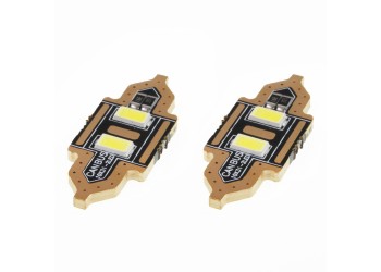 Amio - ΛΑΜΠΑΚΙΑ ΠΛΑΦΟΝΙΕΡΑΣ 31mm 12V 5.600K 2xSMD 5730 LED - 2 ΤΕΜ. (01448/AM)
