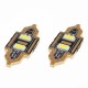 Amio - ΛΑΜΠΑΚΙΑ ΠΛΑΦΟΝΙΕΡΑΣ 31mm 12V 5.600K 2xSMD 5730 LED - 2 ΤΕΜ. (01448/AM)