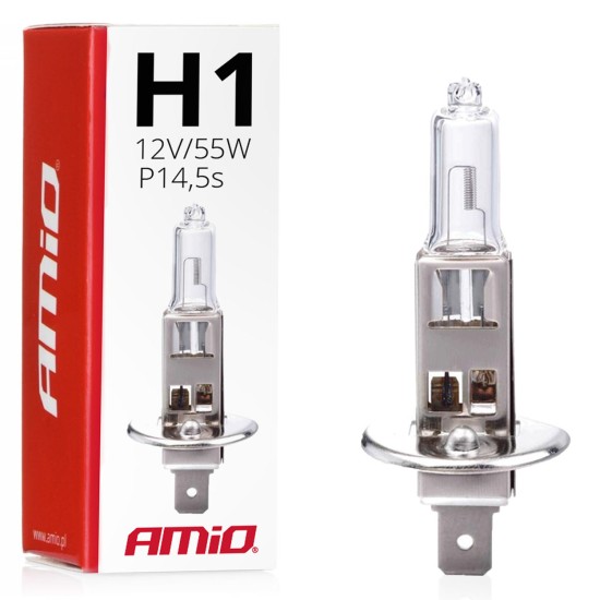 Amio - H1 12V 55W P14,5s LUMITEC ΑΛΟΓΟΝΟΥ - 1 ΤΕΜ. (01484/AM)