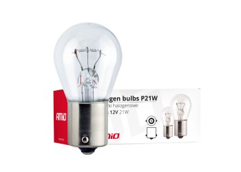 Amio - ΛΑΜΠΑΚΙΑ ΜΟΝΟΠΟΛΙΚΑ ΑΛΟΓΟΝΟΥ P21W 12V 21W BA15s ΣΕ ΚΟΥΤΙ - 10 TEM. (01491/AM)
