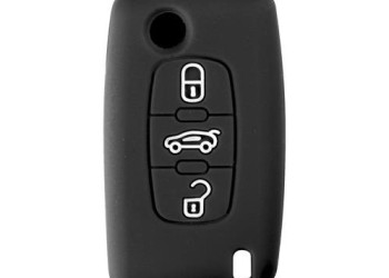 TYPE-1 ΚΑΛΥΜΜΑ ΚΛΕΙΔΙΩΝ ΣΙΛΙΚΟΝΗΣ ΜΑΥΡΟ ΧΡΩΜΑ ΓΙΑ FIAT/LANCIA/CITROEN/PEUGEOT  1ΤΕΜ.