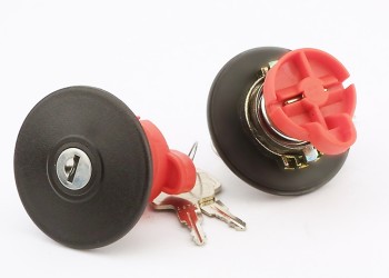 ΤΑΠΑ ΒΕΝΖΙΝΗΣ ΜΕ ΚΛΕΙΔΙ ΓΙΑ FORD SIERRA - SIERRA SAPPHIRE 1987-1990 ΣΕ ΜΑΥΡΟ ΧΡΩΜΑ FARMA - 1 τεμ.