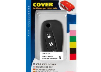 TYPE-3 ΚΑΛΥΜΜΑ ΚΛΕΙΔΙΩΝ ΣΙΛΙΚΟΝΗΣ ΜΑΥΡΟ ΧΡΩΜΑ ΓΙΑ FIAT/LANCIA/CITROEN/PEUGEOT 1ΤΕΜ.