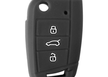 TYPE-2 ΚΑΛΥΜΜΑ ΚΛΕΙΔΙΩΝ ΣΙΛΙΚΟΝΗΣ ΜΑΥΡΟ ΧΡΩΜΑ ΓΙΑ SEAT/SKODA/VW  1ΤΕΜ.