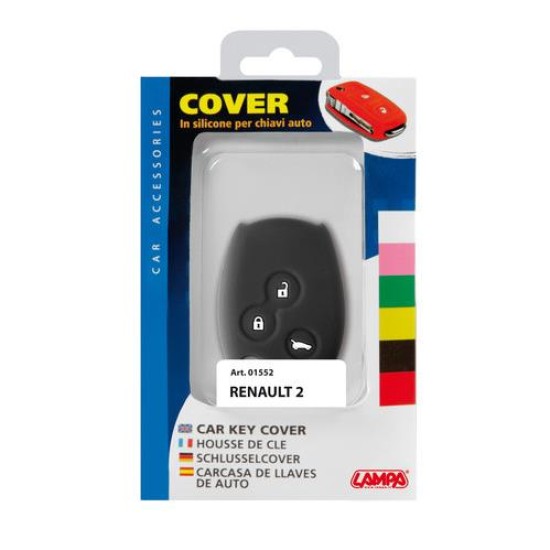 TYPE-2 ΚΑΛΥΜΜΑ ΚΛΕΙΔΙΩΝ ΣΙΛΙΚΟΝΗΣ ΜΑΥΡΟ ΧΡΩΜΑ ΓΙΑ RENAULT 1ΤΕΜ.