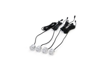 Amio - ΣΥΣΤΗΜΑ ΠΑΡΚΑΡΙΣΜΑΤΟΣ 12V 4 ΜΑΤΙΑ ΑΣΗΜΙ Φ22mm ΜΕ ΟΘΟΝΗ LED - 1 ΤΕΜ. (01564/AM)