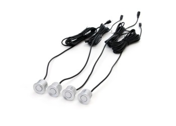 Amio - ΣΥΣΤΗΜΑ ΠΑΡΚΑΡΙΣΜΑΤΟΣ 12V 4 ΜΑΤΙΑ ΑΣΗΜΙ Φ22mm ΜΕ ΟΘΟΝΗ LED - 1 ΤΕΜ. (01564/AM)