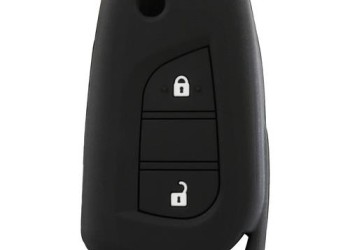 TYPE-4 ΚΑΛΥΜΜΑ ΚΛΕΙΔΙΩΝ ΣΙΛΙΚΟΝΗΣ (ΜΑΥΡΟ) ΓΙΑ CITROEN/TOYOTA  - 1 ΤΕΜ.