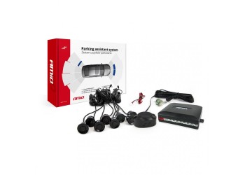 Amio - ΣΥΣΤΗΜΑ ΠΑΡΚΑΡΙΣΜΑΤΟΣ 12V 8 ΑΙΣΘΗΤΗΡΕΣ (ΜΑΤΙΑ ) ΜΑΥΡΑ Φ22mm ΜΕ BUZZER (ΜΟΝΟ ΗΧΟΣ) - 1 ΤΕΜ. (01575/AM)