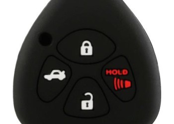 TYPE-1 ΚΑΛΥΜΜΑ ΚΛΕΙΔΙΩΝ ΣΙΛΙΚΟΝΗΣ ΜΑΥΡΟ ΧΡΩΜΑ ΓΙΑ TOYOTA 1ΤΕΜ.