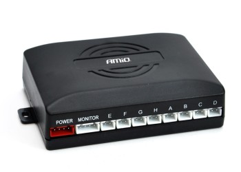 Amio - ΣΥΣΤΗΜΑ ΠΑΡΚΑΡΙΣΜΑΤΟΣ 12V ΜΕ 8 ΑΙΣΘΗΤΗΡΕΣ (ΛΕΥΚΟ) 22mm ΚΑΙ ΟΘΟΝΗ LED- GRAF - 1 ΤΕΜ. (01600/AM)