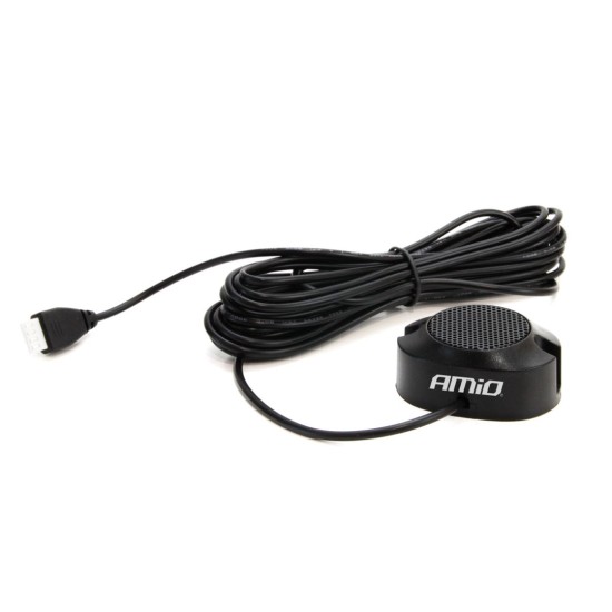 Amio – Σύστημα Παρκαρίσματος 12V με 8 Αισθητήρες GOLD 18mm Μαύρο & Buzzer για Ακριβές και Ασφαλές Παρκάρισμα με Εύκολη Αντικατάσταση Αισθητήρων – 1 Τεμ. (01604/AM)