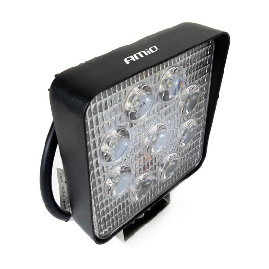 Amio - ΠΡΟΒΟΛΕΑΣ ΕΡΓΑΣΙΑΣ ΤΕΤΡΑΓΩΝΟΣ AWL03 FLAT 2200lm 9/60V - 27W - 6000K - 9 LED - 106x106x32mm - 1 ΤΕΜ. (01614/AM)