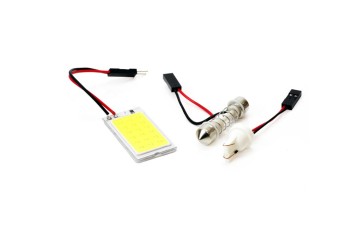 Amio - ΔΙΟΔΟΙ LED UNIVERSAL (ΜΕ ΠΛΑΦΟΝΙΕΡΑ COB LED x1 / T10 W5W x1 / C5W x1) - 3 ΤΕΜ. (01621/AM)