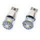 Amio – Λαμπάκια LED T10 W5W 12/24V 2.4W 5600K 3xSMD 2835 CANBUS Καρφωτά για Ισχυρό Λευκό Φωτισμό χωρίς Σφάλματα – Σετ 2 Τεμ. (01637/AM)