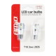 Amio – Λαμπάκια LED T10 W5W 12/24V 2.4W 5600K 3xSMD 2835 CANBUS Καρφωτά για Ισχυρό Λευκό Φωτισμό χωρίς Σφάλματα – Σετ 2 Τεμ. (01637/AM)