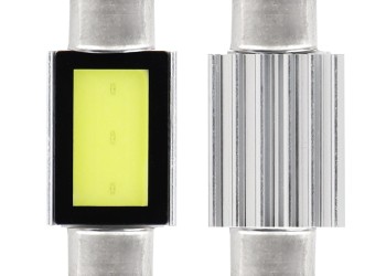 Amio - ΛΑΜΠΑΚΙΑ ΠΛΑΦΟΝΙΕΡΑΣ 36mm 12V 5.600K COB LED CAN-BUS - 2 ΤΕΜ. (01639/AM)