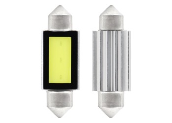 Amio - ΛΑΜΠΑΚΙΑ ΠΛΑΦΟΝΙΕΡΑΣ 39mm 12V 5.600K COB LED CAN-BUS - 2 ΤΕΜ. (01640/AM)