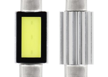 Amio - ΛΑΜΠΑΚΙΑ ΠΛΑΦΟΝΙΕΡΑΣ 39mm 12V 5.600K COB LED CAN-BUS - 2 ΤΕΜ. (01640/AM)