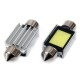 Amio - ΛΑΜΠΑΚΙΑ ΠΛΑΦΟΝΙΕΡΑΣ 39mm 12V 5.600K COB LED CAN-BUS - 2 ΤΕΜ. (01640/AM)