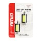 Amio - ΛΑΜΠΑΚΙΑ ΠΛΑΦΟΝΙΕΡΑΣ 39mm 12V 5.600K COB LED CAN-BUS - 2 ΤΕΜ. (01640/AM)