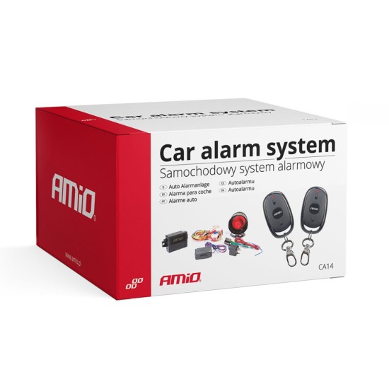 Amio - ΣΥΝΑΓΕΡΜΟΣ ΑΥΤΟΚΙΝΗΤΟΥ CA14 6-12V (ΜΕ ΤΗΛΕΧΕΙΡΙΣΜΟ) - 1 ΤΕΜ. (01678/AM)