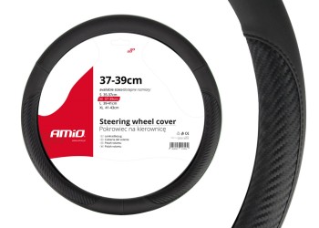 Amio - ΚΑΛΥΜΜΑ ΤΙΜΟΝΙΟΥ 37/39CM SWC-17 ΜΑΥΡΟ/CARBON - 1 τεμ. (01694/AM)