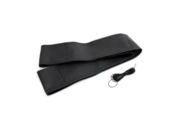 Amio - ΚΑΛΥΜΜΑ ΤΙΜΟΝΙΟΥ ΔΕΡΜΑΤΙΝΟ ΡΑΦΤΟ 41/43cm 92mm ΜΑΥΡΟ - 1 ΤΕΜ. (01762/AM)