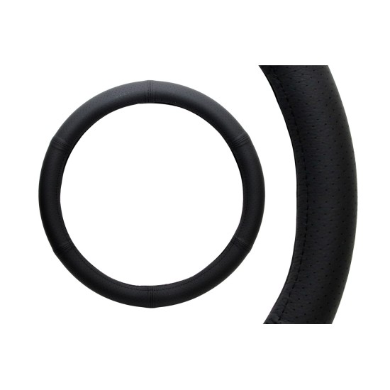 Amio - ΚΑΛΥΜΜΑ ΤΙΜΟΝΙΟΥ 37-39CM ΜΑΥΡΟ ΔΕΡΜΑΤΙΝΗ - 1 Τεμ. (01766/AM)