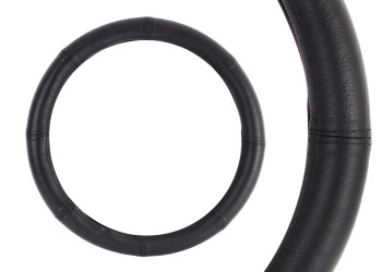 Amio - ΚΑΛΥΜΜΑ ΤΙΜΟΝΙΟΥ ΔΕΡΜΑΤΙΝΟ XXL 44-46 CM ΜΑΥΡΟ - 1 ΤΕΜ. (01769/AM)