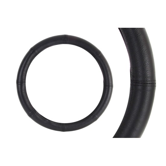 Amio - ΚΑΛΥΜΜΑ ΤΙΜΟΝΙΟΥ ΔΕΡΜΑΤΙΝΟ XXL 44-46 CM ΜΑΥΡΟ - 1 ΤΕΜ. (01769/AM)