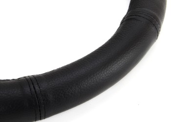 Amio - ΚΑΛΥΜΜΑ ΤΙΜΟΝΙΟΥ ΔΕΡΜΑΤΙΝΟ XXL 44-46 CM ΜΑΥΡΟ - 1 ΤΕΜ. (01769/AM)