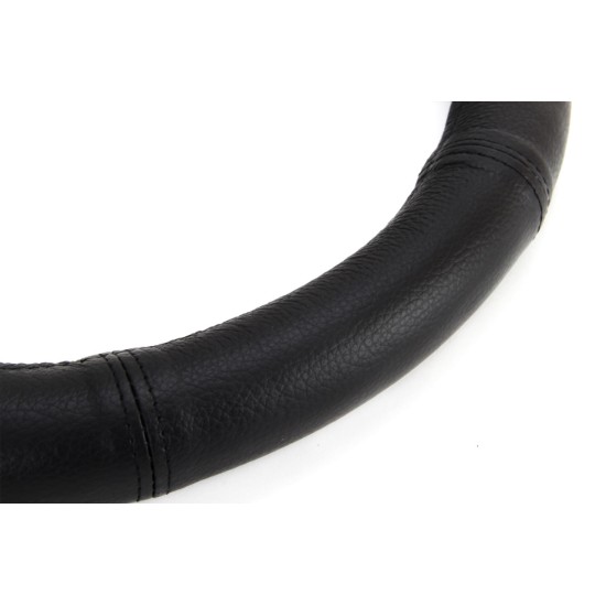 Amio - ΚΑΛΥΜΜΑ ΤΙΜΟΝΙΟΥ ΔΕΡΜΑΤΙΝΟ XXL 44-46 CM ΜΑΥΡΟ - 1 ΤΕΜ. (01769/AM)