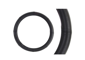 Amio - ΚΑΛΥΜΜΑ ΤΙΜΟΝΙΟΥ ΔΕΡΜΑΤΙΝΟ 3XL 47-49CM ΜΑΥΡΟ - 1 TEM. (01770/AM)