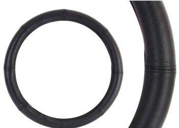 Amio - ΚΑΛΥΜΜΑ ΤΙΜΟΝΙΟΥ ΔΕΡΜΑΤΙΝΟ 3XL 47-49CM ΜΑΥΡΟ - 1 TEM. (01770/AM)