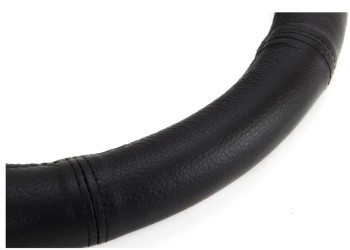 Amio - ΚΑΛΥΜΜΑ ΤΙΜΟΝΙΟΥ ΔΕΡΜΑΤΙΝΟ 3XL 47-49CM ΜΑΥΡΟ - 1 TEM. (01770/AM)