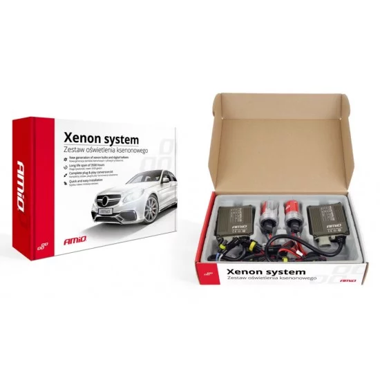 Amio - H4-3 6000K 12/24V BIXENON KIT XENON CANBUS BALLAST 35W - 1 ΤΕΜ. (01792/AM)