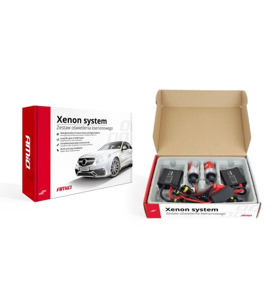 Amio - H7 8000K 12V KIT XENON SLIM BALLAST 35W - 1 ΤΕΜ. (01947/AM)
