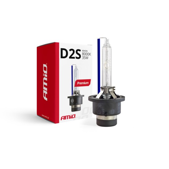 Amio - ΑΝΤΑΛΛΑΚΤΙΚΗ ΛΑΜΠΑ PREMIUM D2S 12V 8.000k 35W - 1 ΤΕΜ. (01977/AM)
