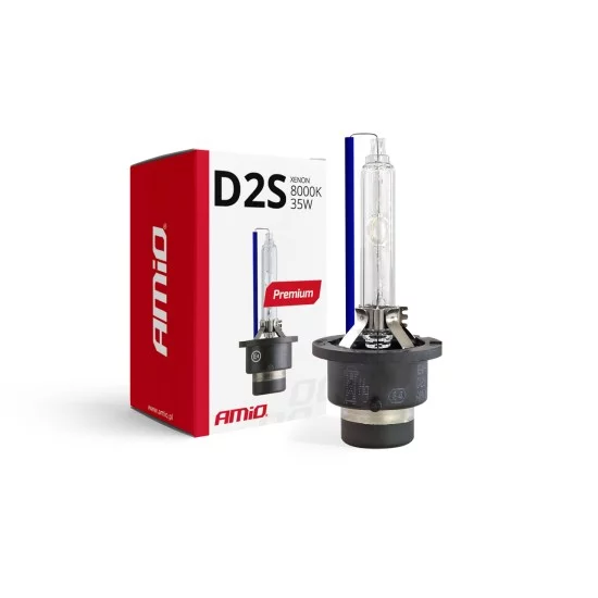 Amio - ΑΝΤΑΛΛΑΚΤΙΚΗ ΛΑΜΠΑ PREMIUM D2S 12V 8.000k 35W - 1 ΤΕΜ. (01977/AM)