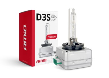 Amio - D3S 12V 6.000k 35W ΑΝΤΑΛΛΑΚΤΙΚΗ ΛΑΜΠΑ PREMIUM - 1 ΤΕΜ. (01979/AM)