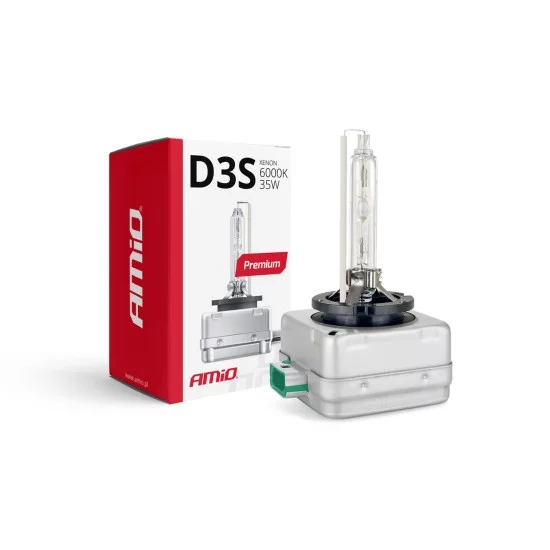 Amio - D3S 12V 6.000k 35W ΑΝΤΑΛΛΑΚΤΙΚΗ ΛΑΜΠΑ PREMIUM - 1 ΤΕΜ. (01979/AM)