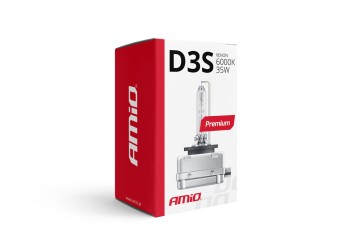 Amio - D3S 12V 6.000k 35W ΑΝΤΑΛΛΑΚΤΙΚΗ ΛΑΜΠΑ PREMIUM - 1 ΤΕΜ. (01979/AM)