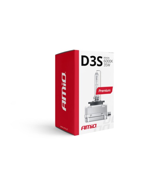 Amio - D3S 12V 6.000k 35W ΑΝΤΑΛΛΑΚΤΙΚΗ ΛΑΜΠΑ PREMIUM - 1 ΤΕΜ. (01979/AM)
