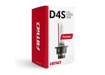 Amio - ΑΝΤΑΛΛΑΚΤΙΚΗ ΛΑΜΠΑ ΧΕΝΟΝ PREMIUM D4S 12V 4.300k 35W - 1 TEM. (01980/AM)